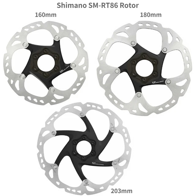 Disco shimano xt online rt86 6 tornillos plata