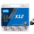 Cadenilla KMC X12 Silver Negra 126L
